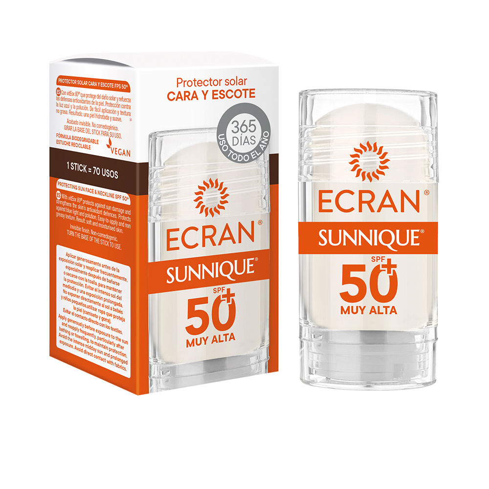 EcranSunniqueFaceAndNeckSPF50Stick30ml Ecran Sunnique Face And Neck SPF50+ Stick 30ml - Image 1