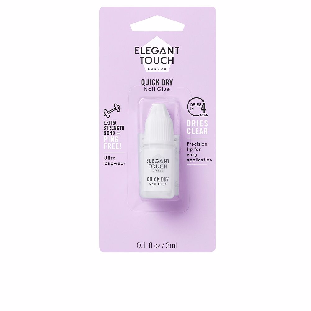 ElegantTouchProtectiveNailGlueClear3ml Elegant Touch Protective Nail Glue Clear 3ml - 画像 (1)