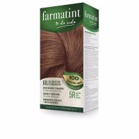 Box  of  Farmatint  Gel  Hair  Color  5R  Light  Chestnut  Copper  by  Farmatint,  a  permanent  gel  indicated  for  covering  gray  hair.