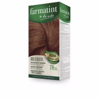 Box  of  Farmatint  Gel  Hair  Color  7R  Copper  Blonde  by  Farmatint,  a  permanent  gel  indicated  for  covering  gray  hair.