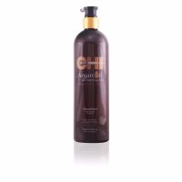 Bottle  of  Farouk  Chi  Argan  Oil  Shampoo  by  Farouk,  a  shampoo  indicated  for  rejuvenating  dry  and  damaged  hair.