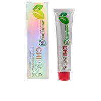 Product  container  of  Farouk  Chi  Ionic  Hair  Color  9CG  by  Farouk,  a  permanent  hair  color  indicated  for  brilliant  radiance.