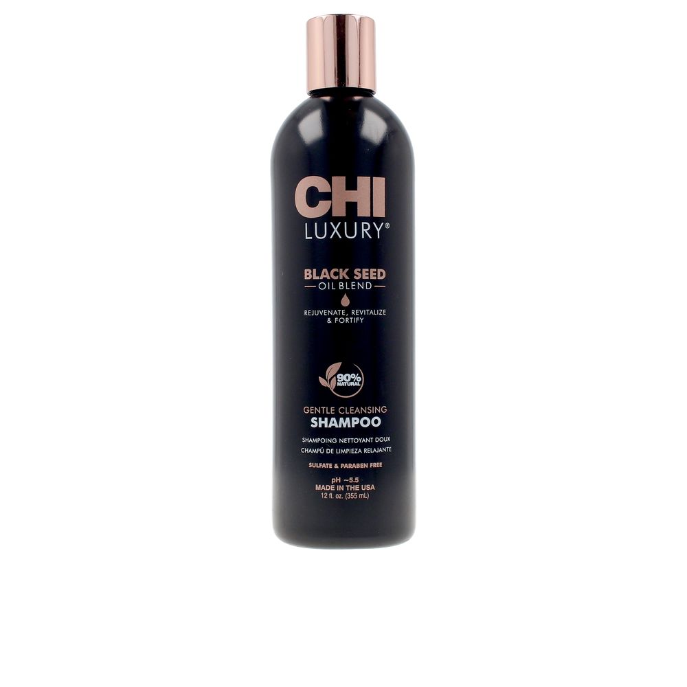 FaroukChiLuxuryBlackSeedOilGentleCleansingShampoo355ml Farouk Chi Luxury Black Seed Oil Gentle Cleansing Shampoo 355ml - Image 1