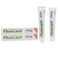 Box  of  Fluocaril  Bi-Fluoré  145Mg  Whitening  Toothpaste  by  Fluocaril,  a  toothpaste  indicated  for  natural  white  teeth.