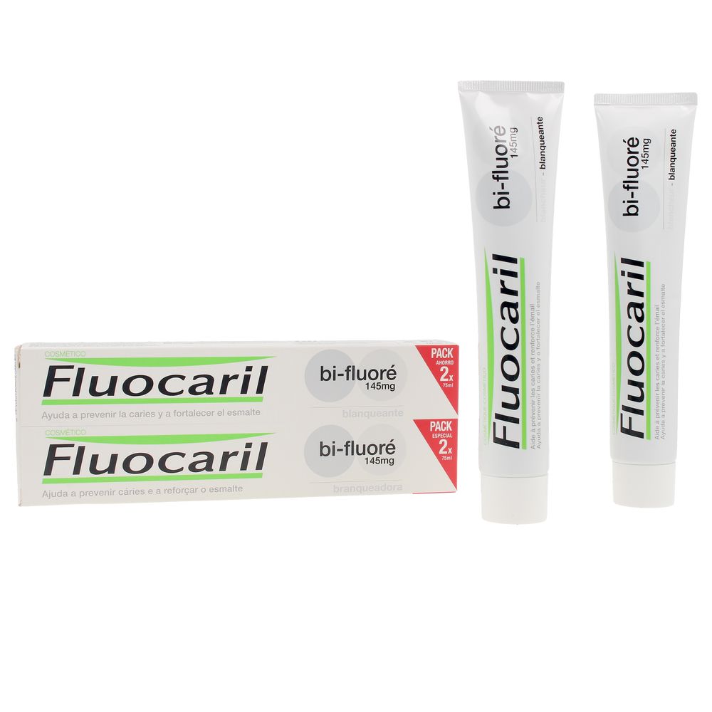 FluocarilBi-Fluore145MgWhiteningToothpaste2x75ml Pasta de Dentes Fluocaril Bi-Fluoré 145Mg Whitening 2x75ml - Image 1