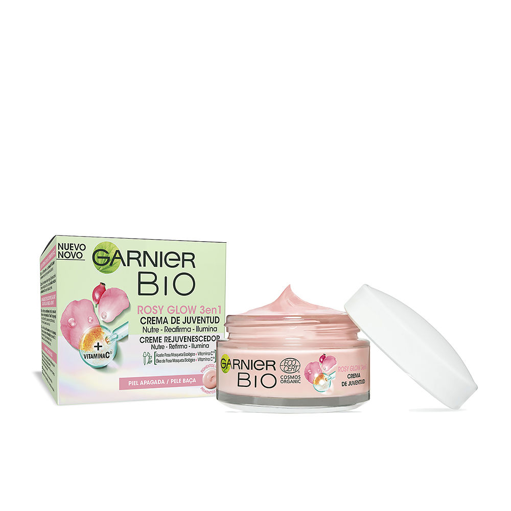 GarnierBioRosyGlowCream3-In-150ml Garnier Bio Rosy Glow Cream 3-In-1 50ml