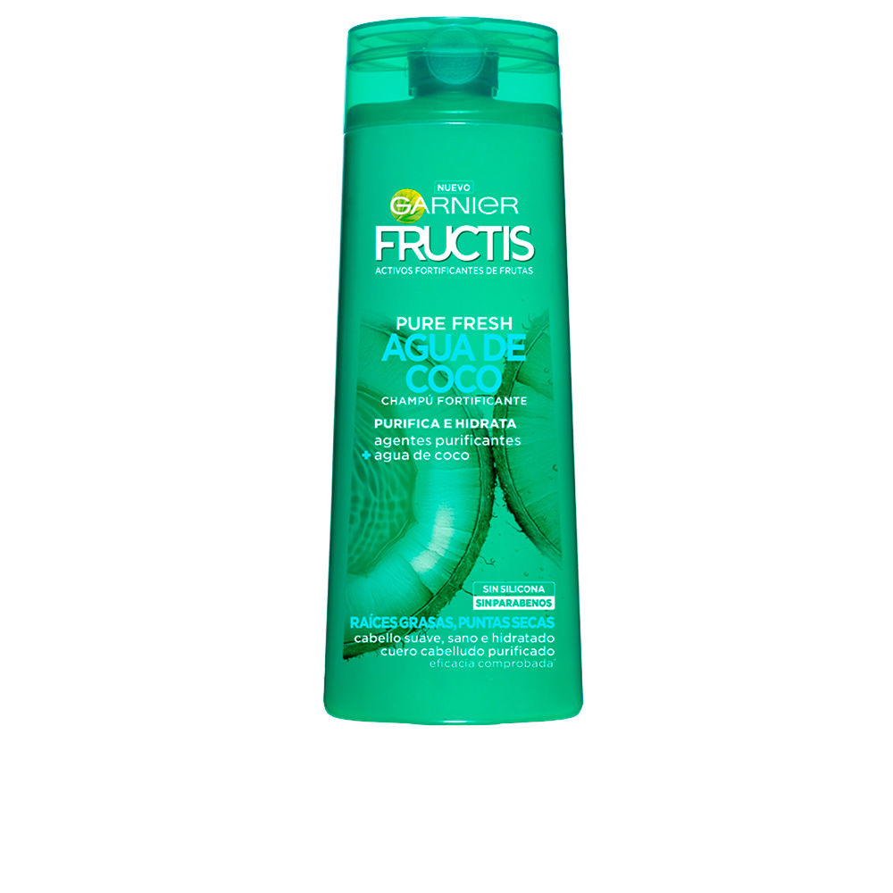 GarnierFructisPureFreshCoconutWaterFortifyingShampoo300ml Garnier Fructis Pure Fresh Coconut Water Fortifying Shampoo 300ml - Image 1