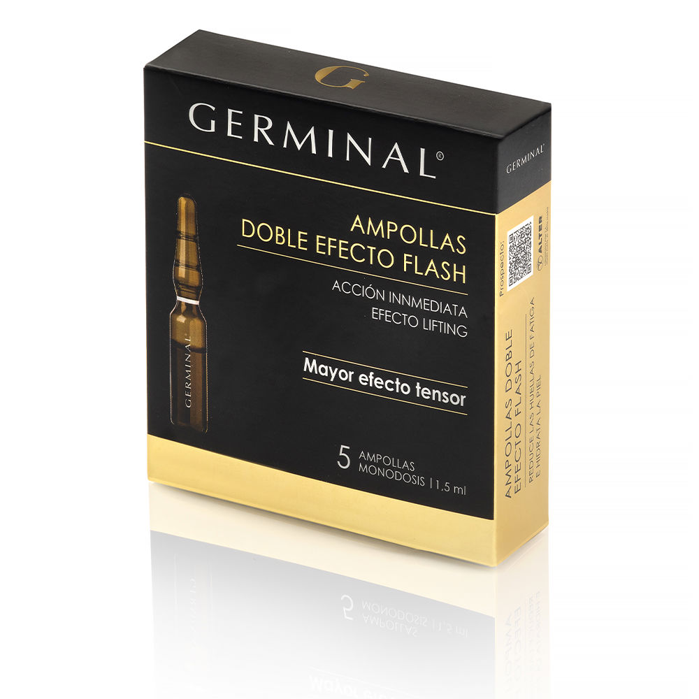 GerminalDoubleFlashEffectAmpoules5x1 Box of Germinal Double Flash Effect Ampoules by Germinal, a serum indicated for providing a lifting effect and reducing fatigue signs.