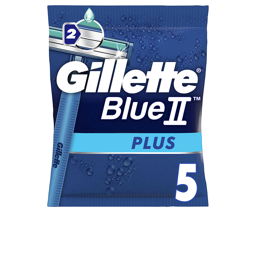 GilletteBlueIIPlusDisposableRazorsx5 Gillette Blue II Plus Maquinillas Desechables x5 - Image 1