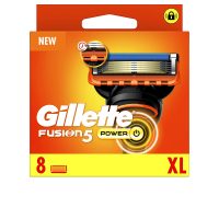 Box  of  Gillette  Fusion  5  Power  Charger  Refills  by  Gillette,  razor  refills  indicated  for  a  clean  and  long  lasting  shave.