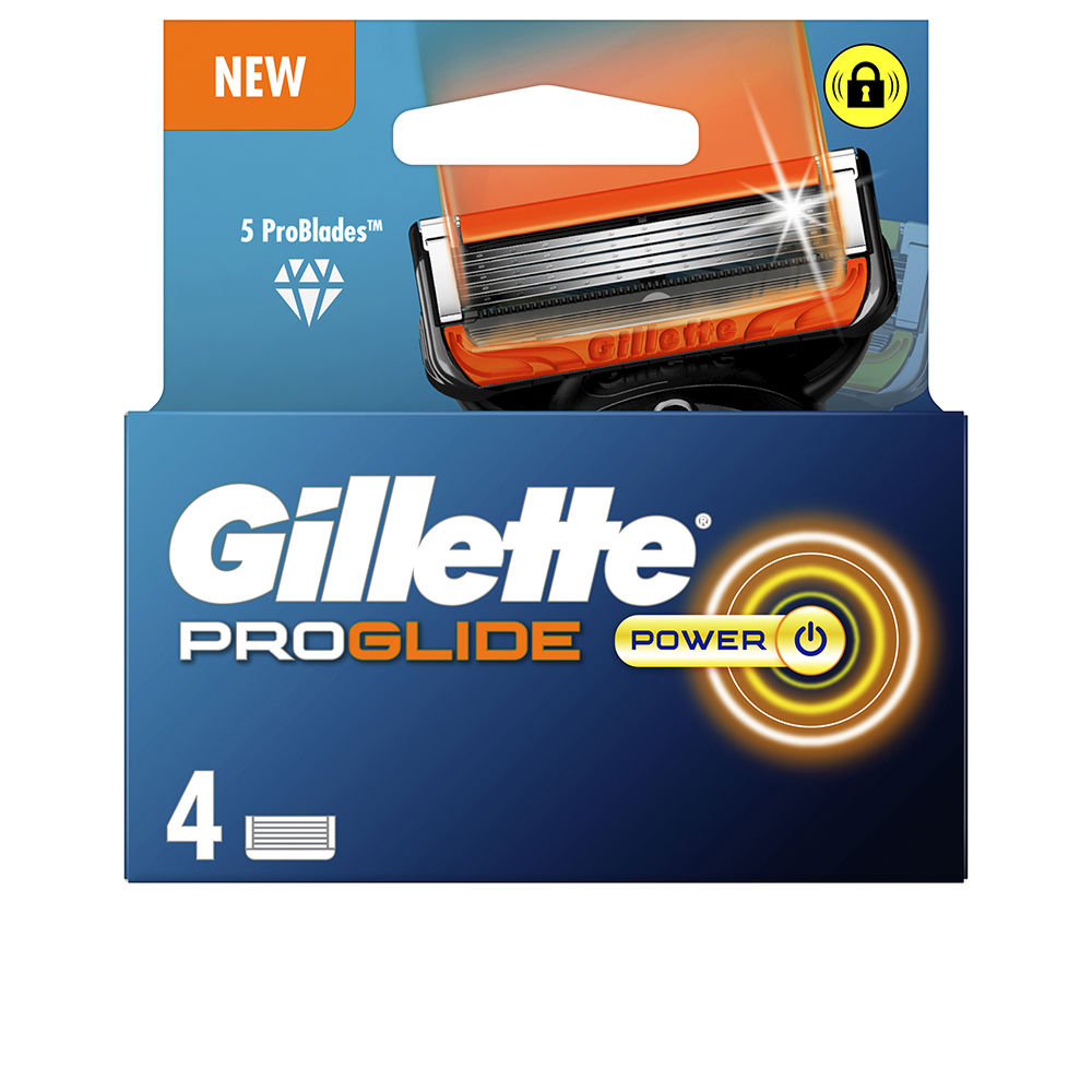 GilletteFusionProglidePowerChargerRefillsx4 Box of Gillette Fusion Proglide Power Charger Refills by Gillette, razor refills indicated for a close and comfortable shave.