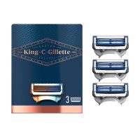 Gillette King Neck Razor Blades x3