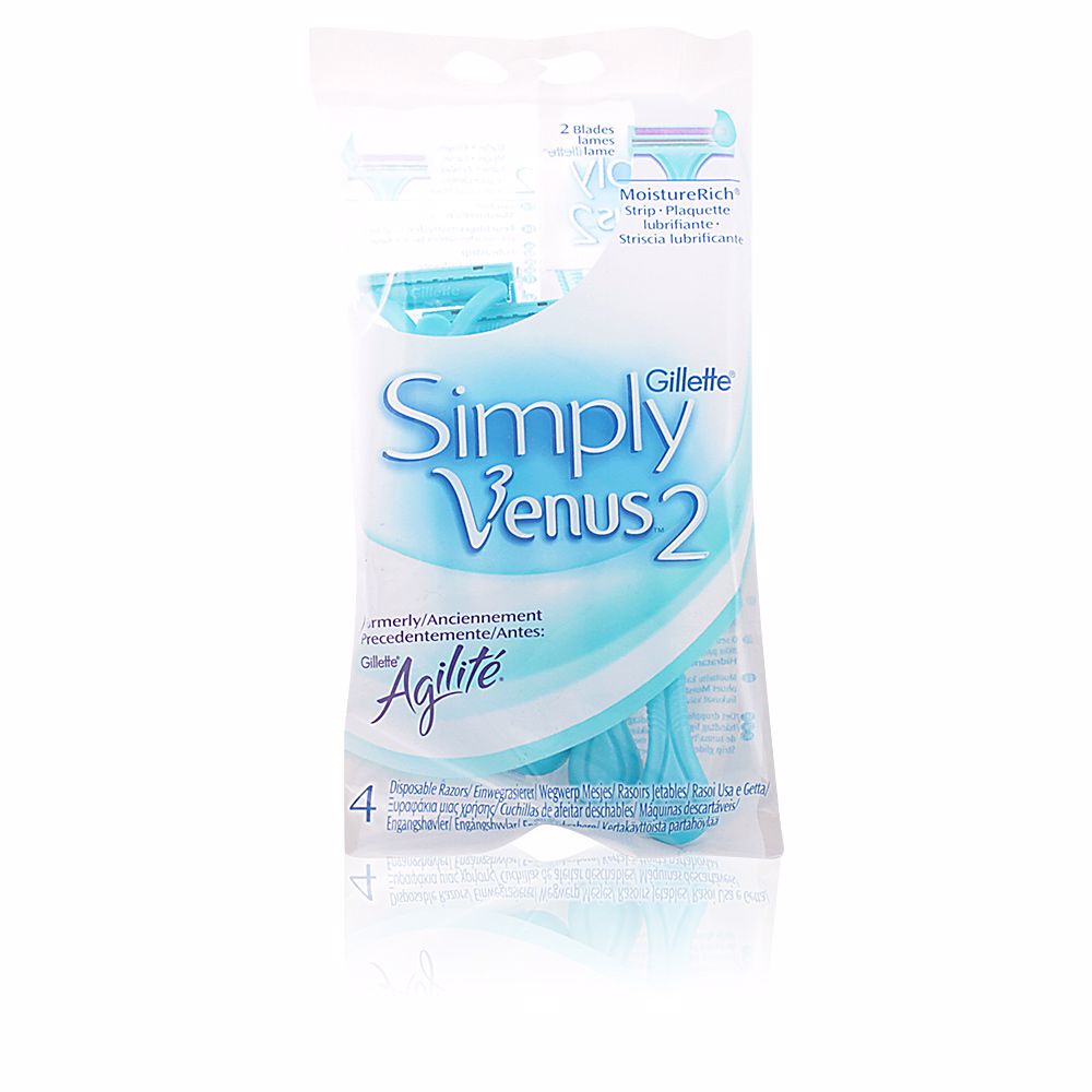 GilletteVenus2SimplyDisposableRazorsx4 Gillette Venus 2 Simply Disposable Razors x4