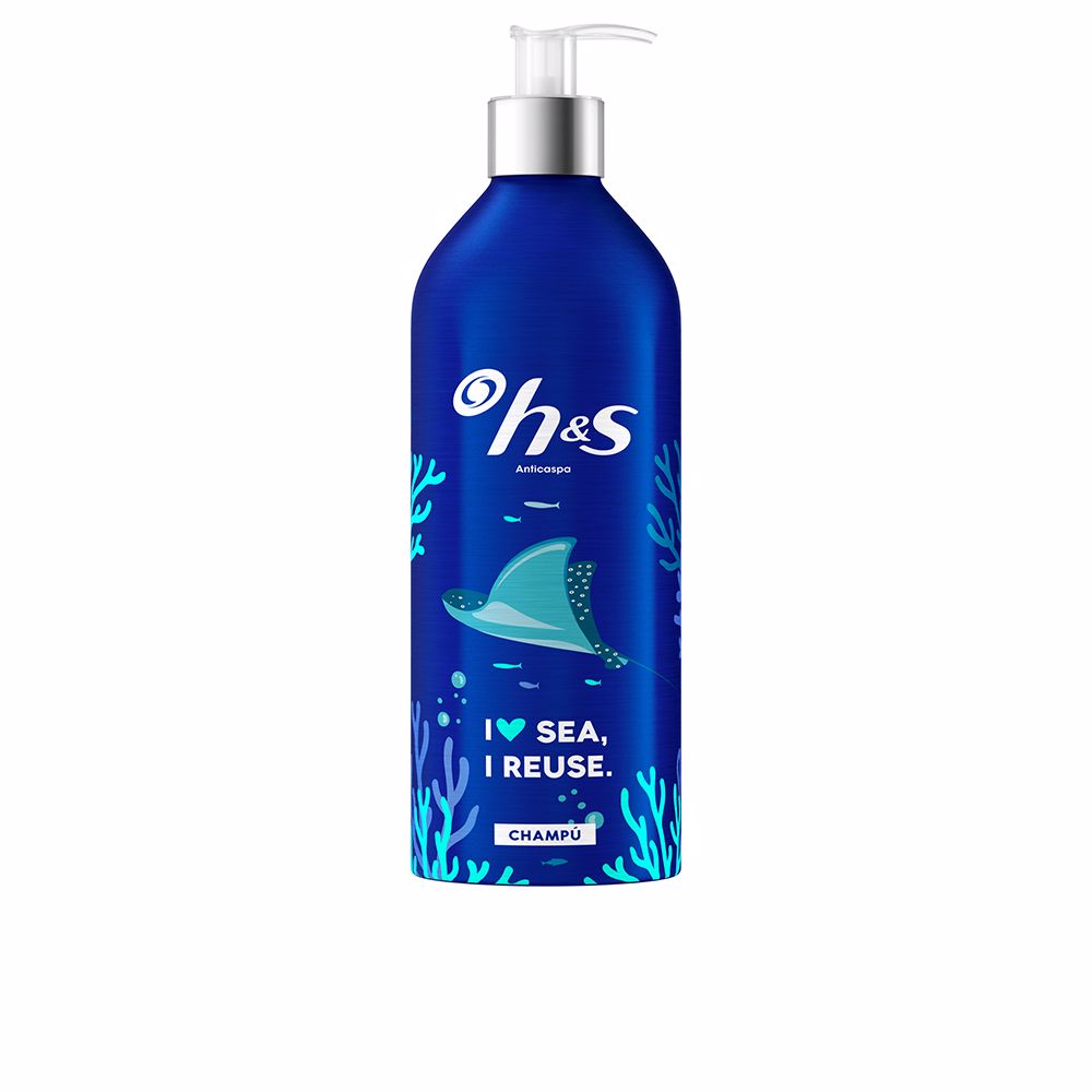 H&SRefillableAluminumClassicShampooBottle430ml H&S Refillable Aluminum Classic Shampoo Bottle 430ml