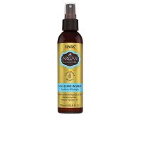 Spray  of  Hask  Argan  Oil  Repairing  5  In  1  Leave-In  Conditioner  by  Hask,  a  leave-in  spray  indicated  for  thermal  protection.