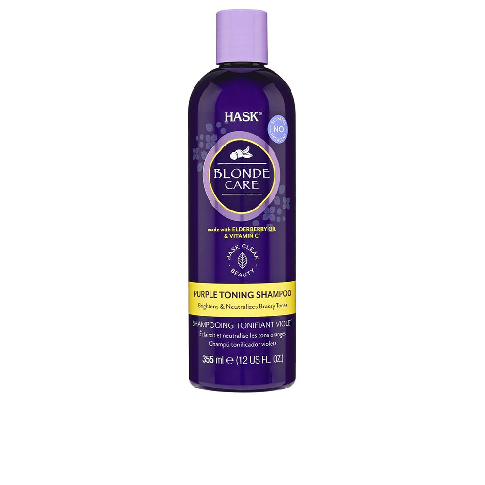 HaskBlondeCarePurpleToningShampoo355ml Hask Blonde Care Purple Toning Shampoo 355ml