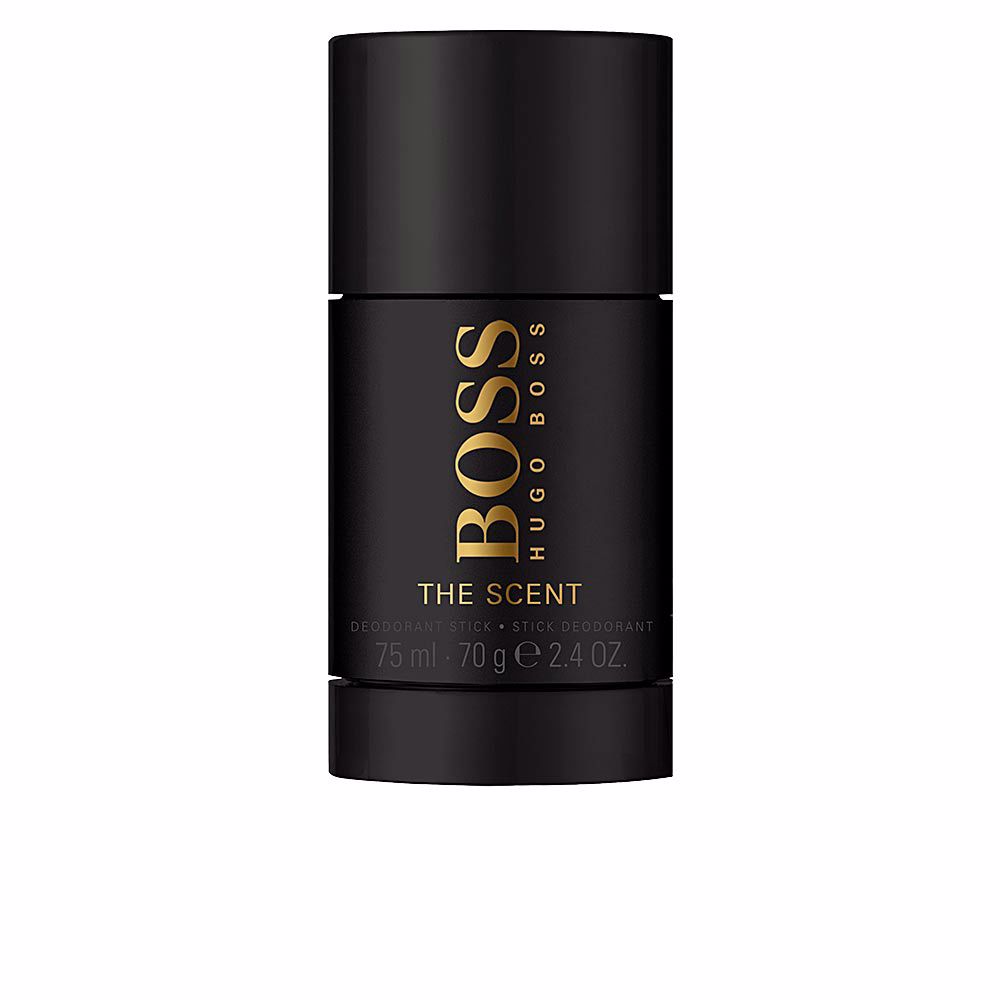 HugoBossBossTheScentDeodorantStick75ml Product container of Hugo Boss The Scent Deodorant Stick by Hugo Boss, a deodorant indicated for all day freshness and odor protection.