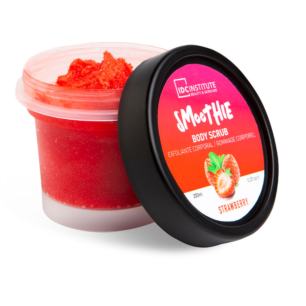 IdcInstituteSmoothieBodyScrubStrawberry200ml Idc Institute Smoothie Body Scrub Strawberry 200ml