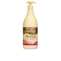 Bottle  of  Instituto  Español  Oat  Moisturizing  Lotion,  a  milky  lotion  indicated  for  moisturizing  and  softening  the  body  and  hands.