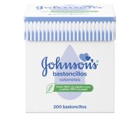 Box  of  Johnsons  Baby  Cotton  Swabs  by  Johnsons,  cotton  swabs  indicated  for  cleaning  and  drying  delicate  areas  of  the  baby  skin.