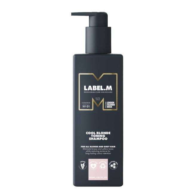 LabelMCoolBlondeToningShampoo300ml Label.M Cool Blonde Toning Shampoo 300ml - Image 1