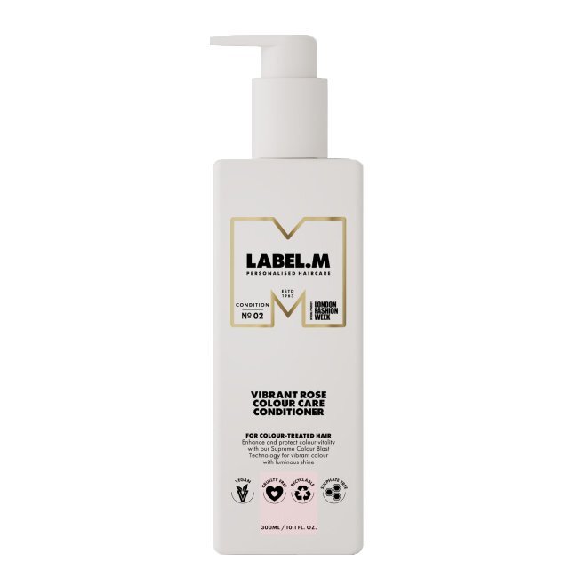LabelMVibrantRoseColourCareConditioner300ml Label.M Vibrant Rose Colour Care Conditioner Condicionador Protetor de Cor 300ml - Image 1