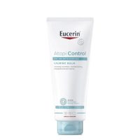 Bottle  of  Eucerin  AtopiControl  Balm  Light  Texture  by  Eucerin,  a  light  balm  indicated  for  moisturizing  atopic  skin.