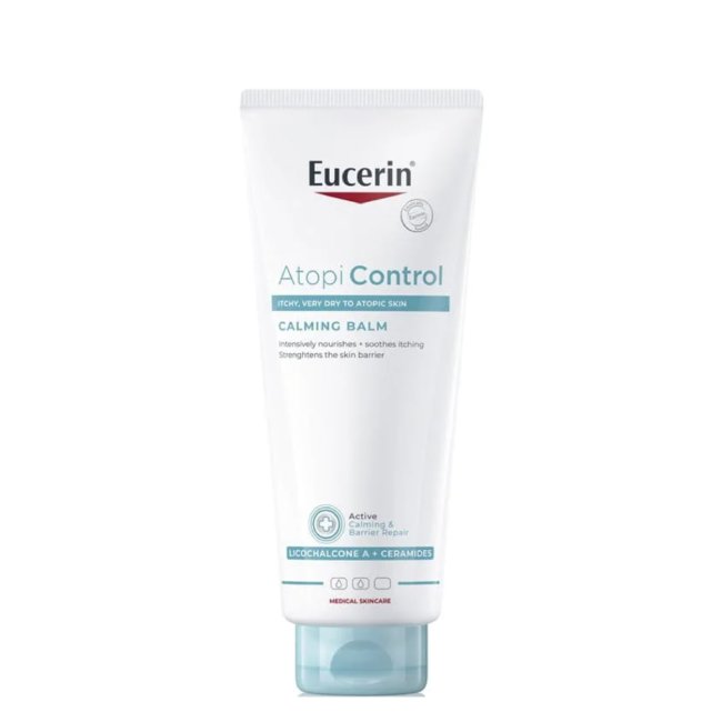 NEW Eucerin AtopiControl Balm 400ml Bottle of Eucerin AtopiControl Balm Light Texture by Eucerin, a light balm indicated for moisturizing atopic skin.