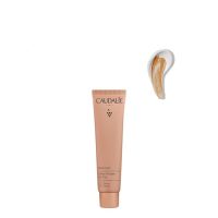 Bottle  of  Caudalie  Vinocrush  Skin  Tint  Shade  4  by  Caudalie,  a  color  cream  indicated  for  evening  the  complexion  and  enhancing  radiance.