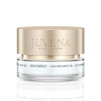Jar  of  Skin  Energy  Aqua  Recharge  Gel  by  Juvena,  a  gel  indicated  for  moisturizing,  revitalizing  and  refreshing  all  skin  types.