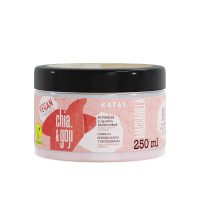 Jar  of  Katai  Chia  &  Goji  Pudding  Mask  by  Katai,  a  protective  mask  indicated  for  nourishing  sensitive  and  frizzy  hair.