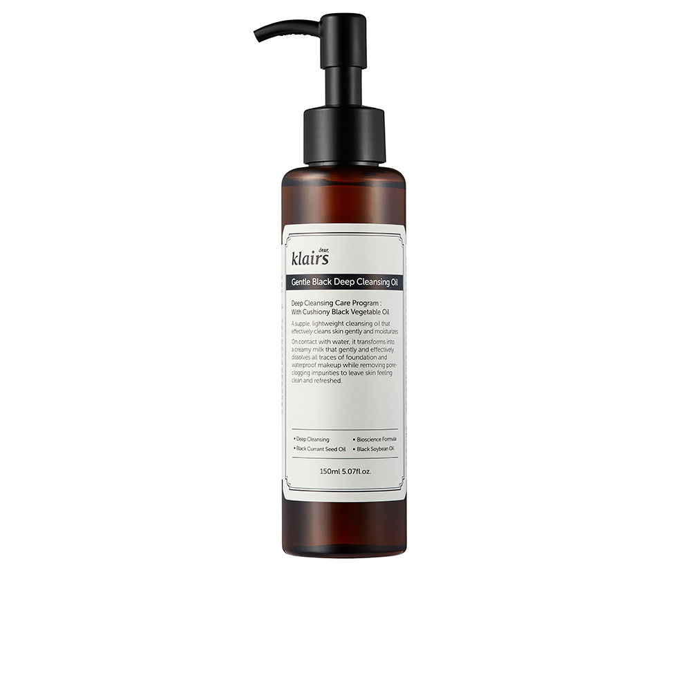 KlairsGentleBlackDeepCleansingOil150ml Klairs Gentle Black Deep Cleansing Oil 150ml - Image 1