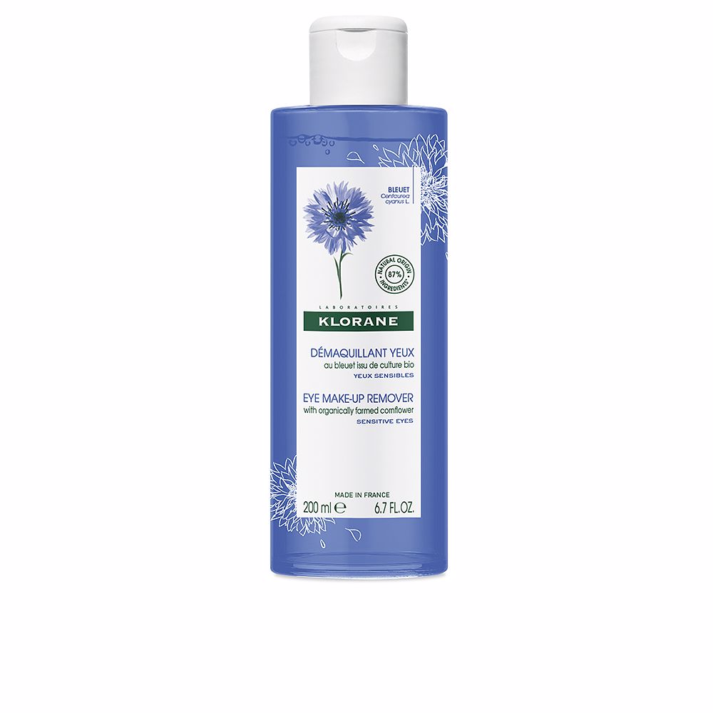 KloraneCornflowerEyeMake-UpRemover200ml Klorane Cornflower Eye Make-Up Remover 200ml - Image 1