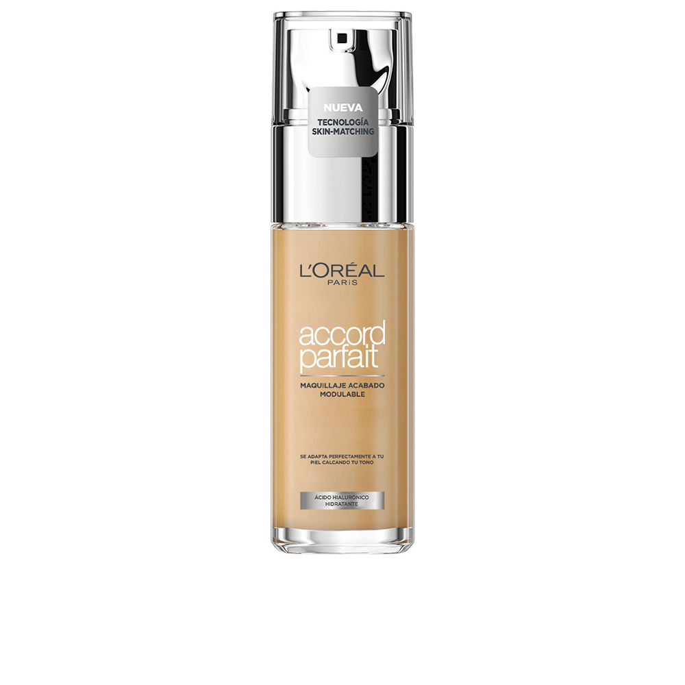 LOrealParisAccordParfaitFoundationHyaluronicAcidColor5.N L'Oréal Paris Accord Parfait Foundation Hyaluronic Acid Color 5.N - Image 1