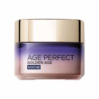 Jar  of  LOréal  Paris  Age  Perfect  Golden  Age  Cold  Restimulating  Night  Care  by  LOréal,  a  night  cream  for  skin  density.