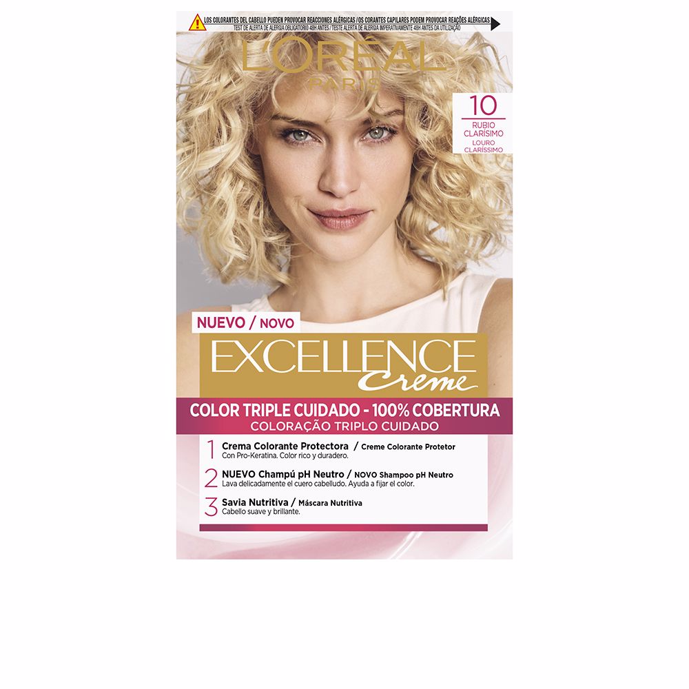 LOrealParisExcellenceCreme10VeryLightBlonde192ml L’Oréal Paris Excellence Crème 10 Very Light Blonde 192ml - 画像 (1)