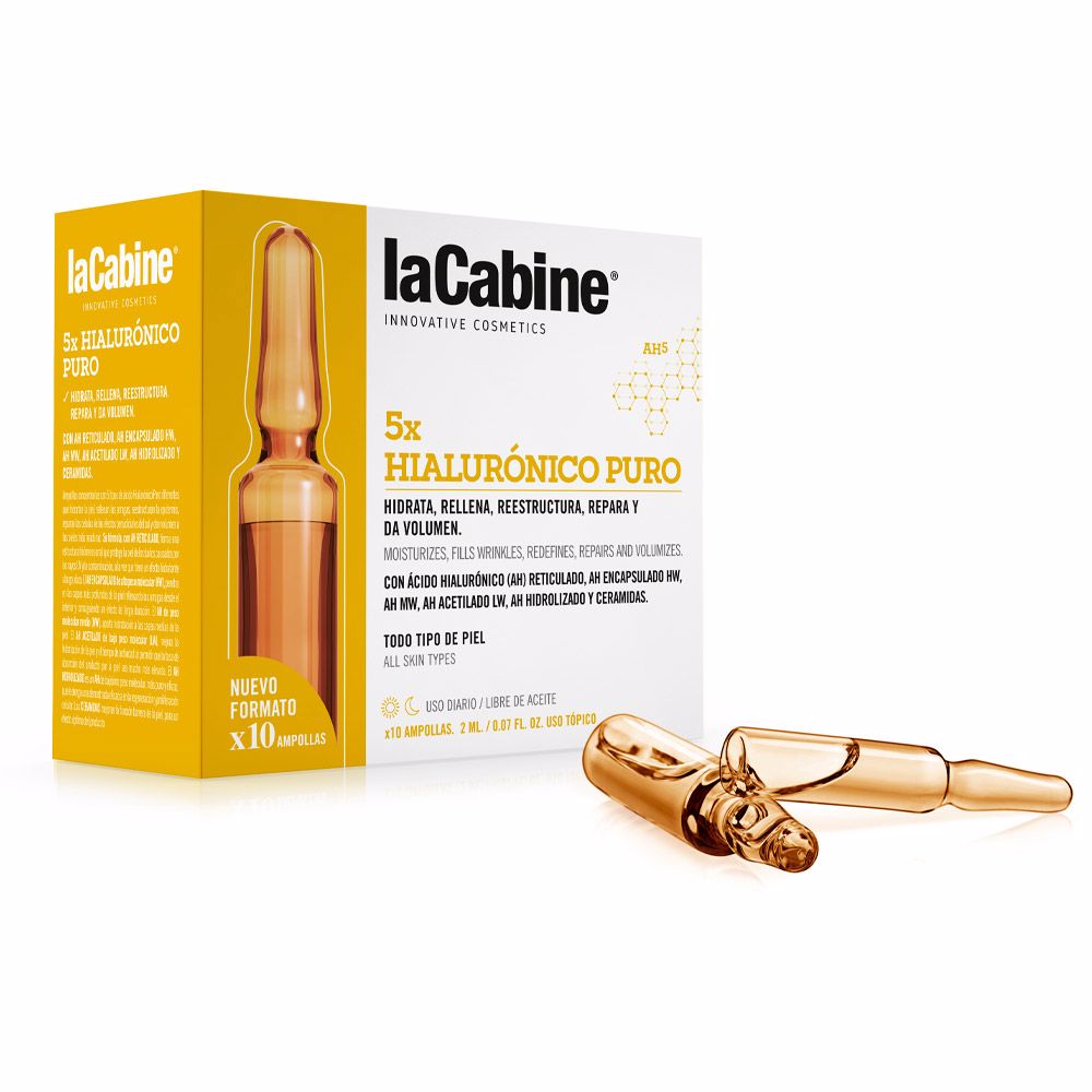 LaCabine5xPureHyaluronicAmpoules10x2ml La Cabine 5x Pure Hyaluronic Ampoules 10x2ml