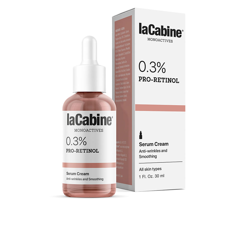 LaCabineMonoactives0.3%Pro-RetinolSerumCream30ml La Cabine Monoactives 0.3% Pro-Retinol Serum Cream 30ml
