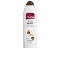 Bottle  of  La  Toja  Coconut  Oil  Shower  Gel  Cream  by  La  Toja,  a  gel  cream  indicated  for  gently  cleansing  and  hydrating  the  skin.