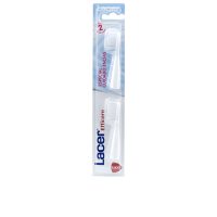 Lacer Adult Electric Toothbrush Refills Color White x2