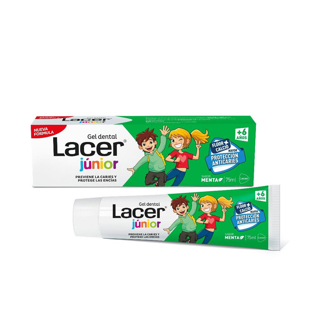 LacerJuniorDentalGelMint75ml Lacer Junior Dental Gel Mint 75ml