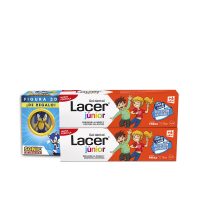 Lacer Junior Dental Gel Strawberry Duo 2x75ml