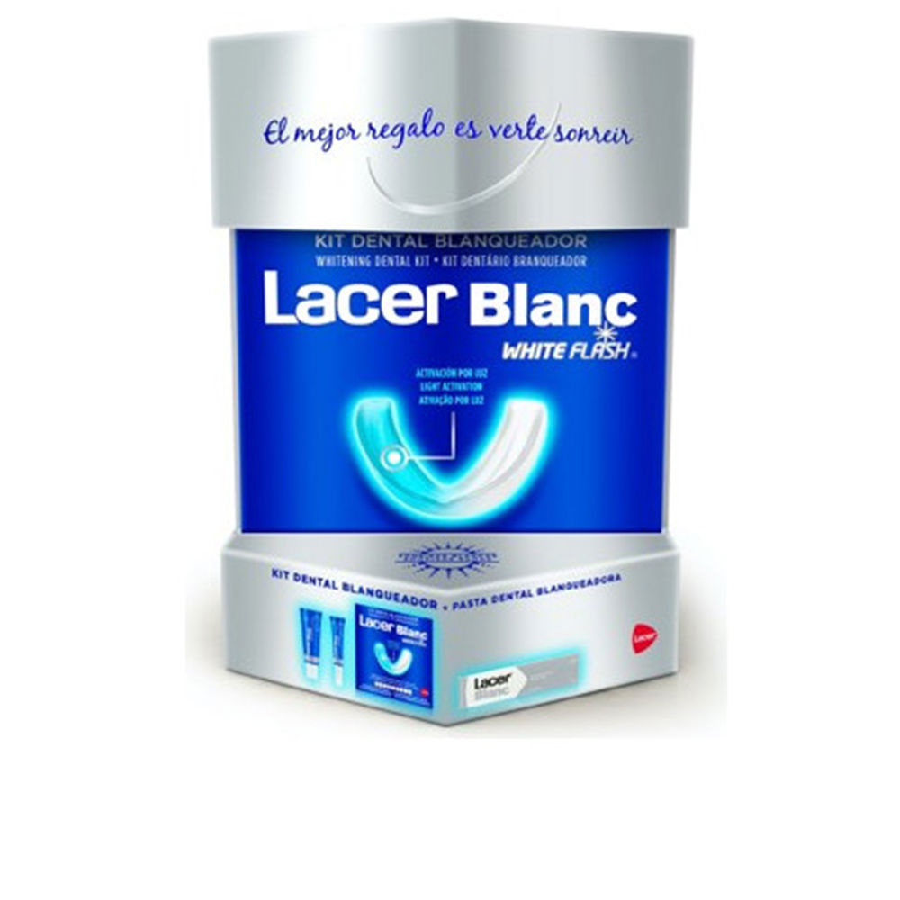 LacerLacerblancWhiteFlashDentalKitwithWhiteningToothpaste Lacer Lacerblanc White Flash Dental Kit with Whitening Toothpaste