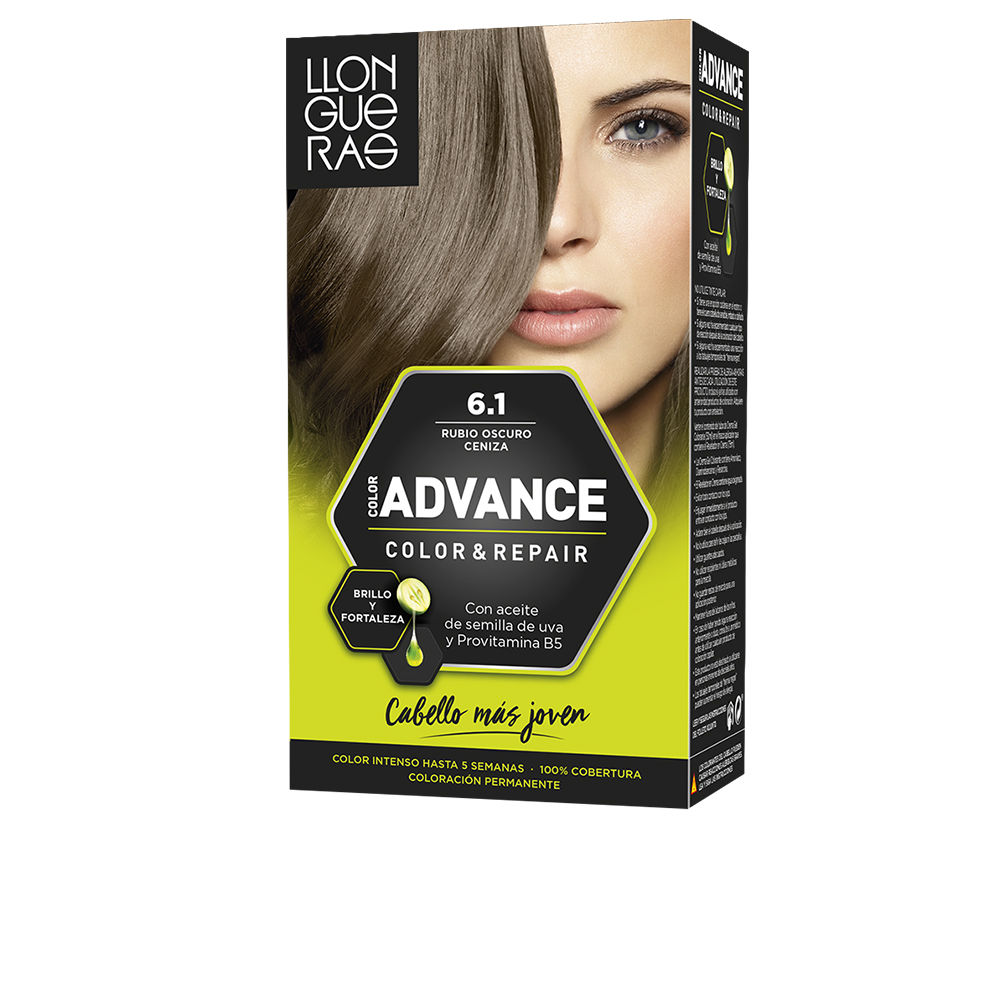 LlonguerasColorAdvanceColor6.1DarkAshBlonde Llongueras Color Advance Color 6.1 Dark Ash Blonde