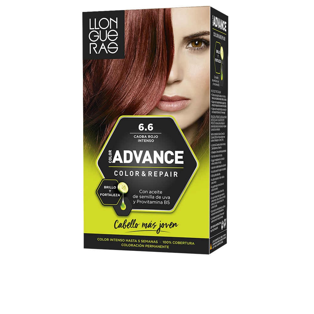 LlonguerasColorAdvanceColor6.6IntenseRedMahogany Llongueras Color Advance Color 6.6 Intense Red Mahogany