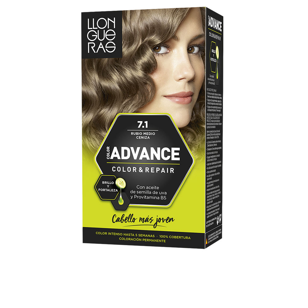 LlonguerasColorAdvanceColor7.1AshBlonde Llongueras Color Advance Color 7.1 Ash Blonde