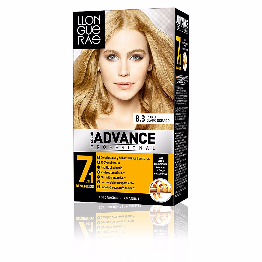 LlonguerasColorAdvanceColor83LightGoldenBlonde Llongueras Color Advance Color 8,3 Louro Dourado Claro - Image 1