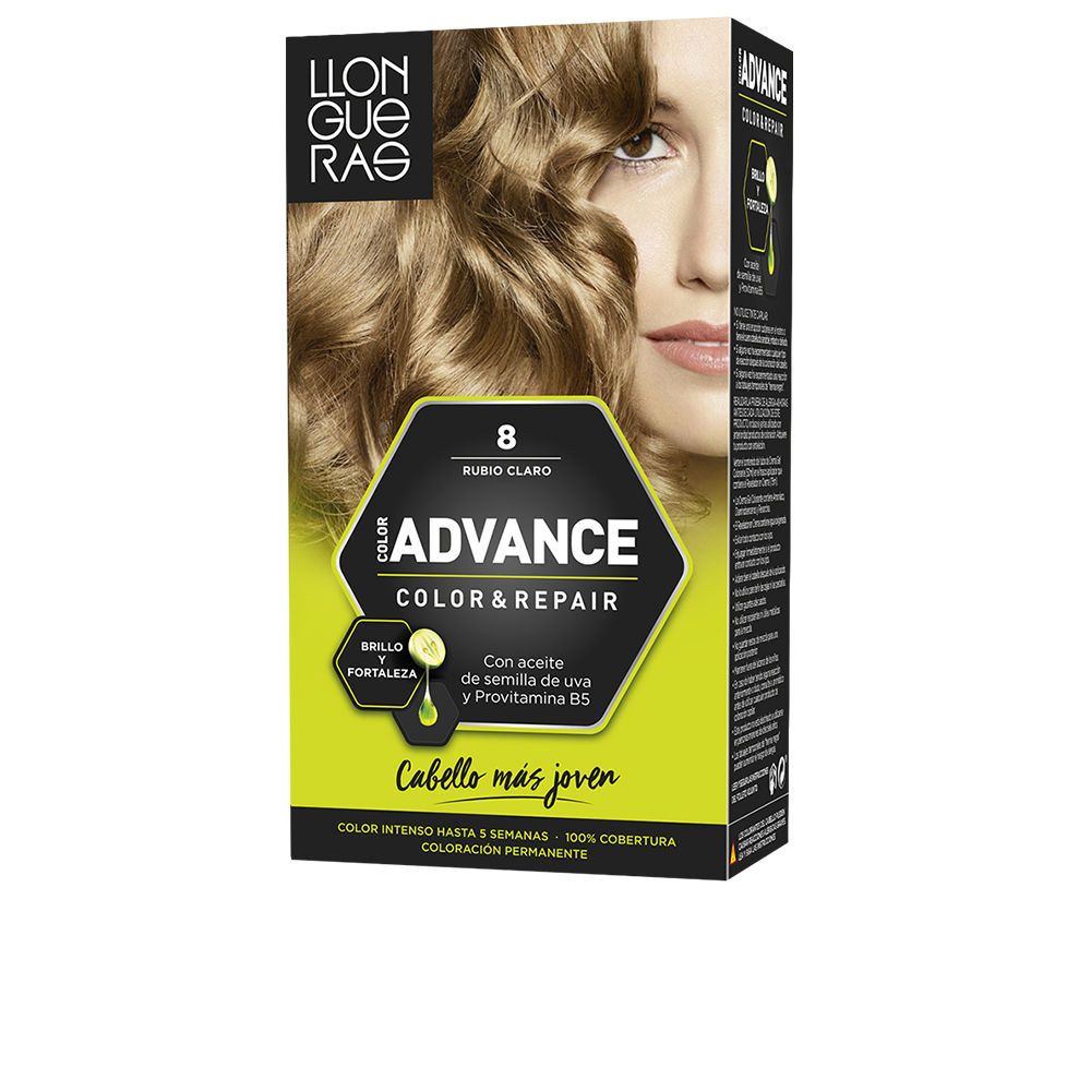LlonguerasColorAdvanceColor8LightBlonde Llongueras Color Advance Color 8 Light Blonde