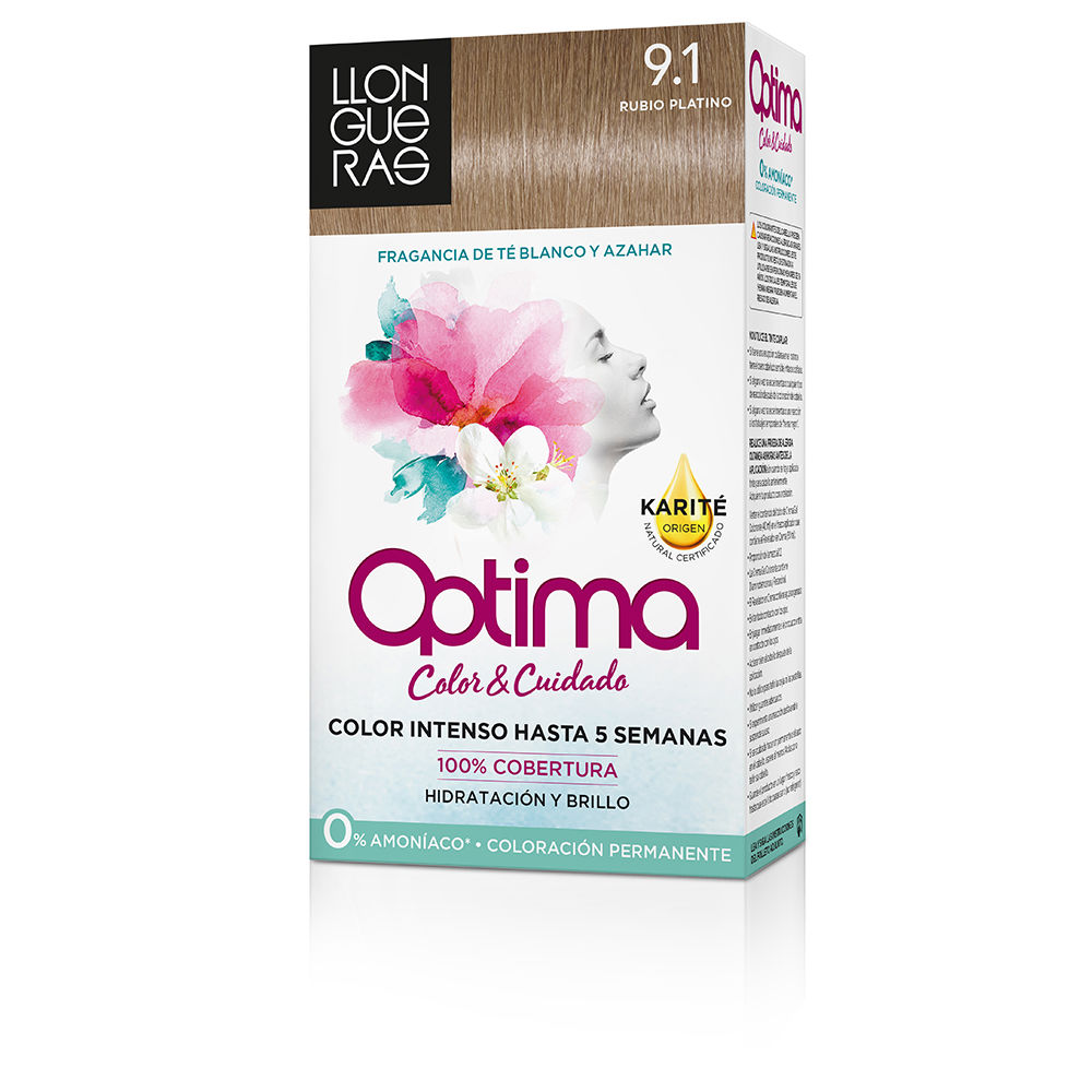 LlonguerasOptimaHairColor9.1VeryLightAshBlonde Llongueras Optima Hair Color 9.1 Very Light Ash Blonde