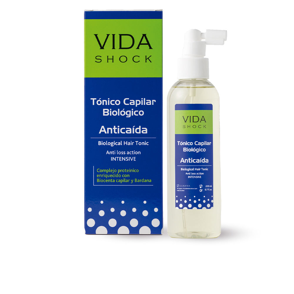 LuxanaVidaShockAnti-LossHairTonic200ml Bottle of Luxana Vida Shock Anti-Loss Hair Tonic 200ml by Luxana, a hair tonic indicated for reducing hair loss and oxygenation.